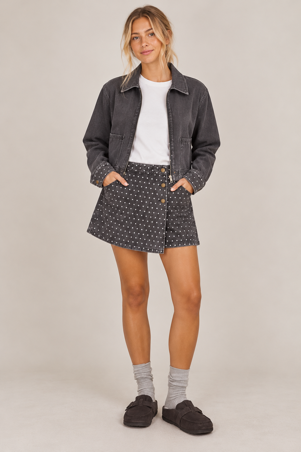 Dottie Denim Skort